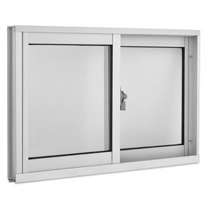 Ventana Corrediza Aluminio 0.60 x 0.40Mt 4Mm