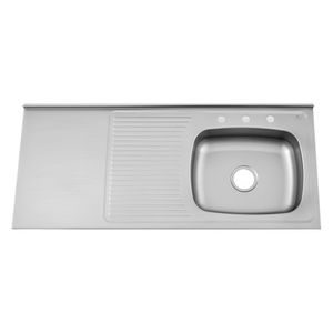 Mesón Lavaplatos Derecho 120x50 Liso North