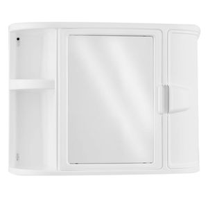 Gabinete 19.3 cm x 59.8 cm x 46.5 cm Baño Espejo Blanco