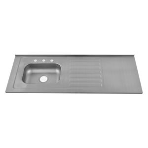 Mesón Lavaplatos de 150x52cm Poceta Izquierda