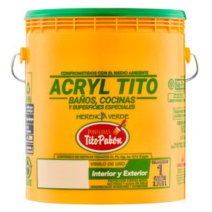 ESMALTE ACRYL TITO BYC BLANCO BTE 1GL
