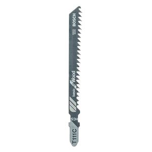 Hoja de calar T111C Basic for wood 5 unidades Bosch