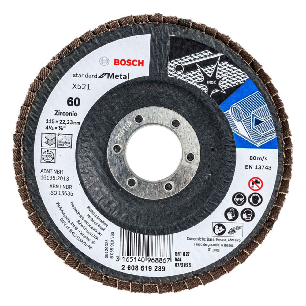DISCO FINO 4 115MM GR60 BOSCH