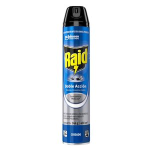 Insecticida aerosol mata insectos voladores x400ml Raid