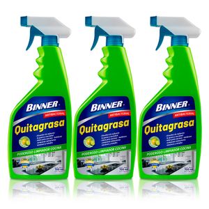Quitagrasa lima limón 700ml 3 unidades Binner