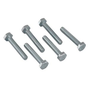 Tornillo Hexagonal 1/4" x 1 ½" Zincado x6und