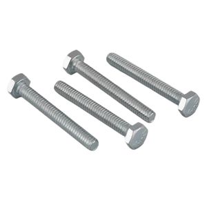Tornillo Hexagonal 1/4" x 2" Zincado x4und