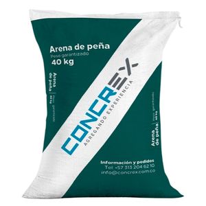 Arena de peña Concrex 40 kg