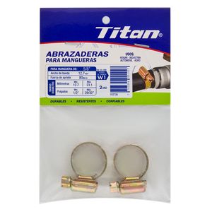 Abrazadera mediana cremallera 1/2" 29-32mm Titan