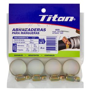 Mini abrazadera cremallera 7/16" 25-32mm Titan