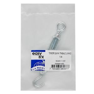 Tensor gancho argolla acero 1/4" 110 lb Camejia