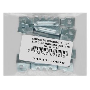 Soporte 1½" Cuadro Calibre 22 x6und