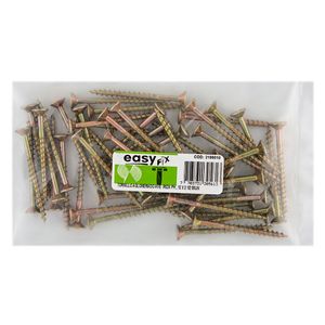 Tornillo Avellanado 12 mm x 2 ½" Phillips Aglomerado Irizado x50und