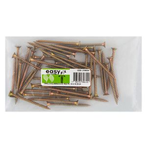 Tornillo Avellanado 10 mm x 2 ½" Phillips Aglomerado Irizado x50und