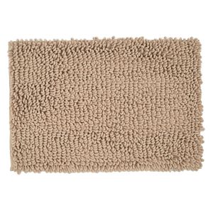 Alfombra de baño loop soft beige 40x60cm Dib