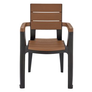 Silla Madeira tabaco