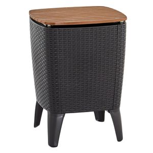 Mesa hielera tabaco/negro