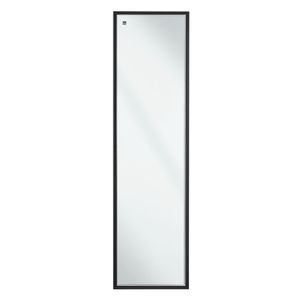 Espejo pared alto 123x33cm negro Krea