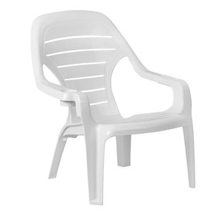 Silla playera Nova 66.5x69.5x76.5 cm blanco Vanyplas