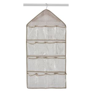 Organizador Colgante 16 Divisiones Transparente Zigzag