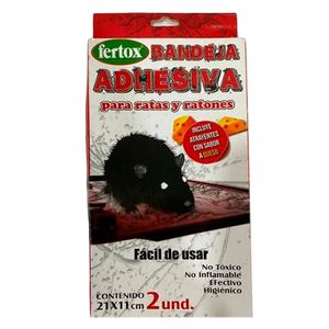 Bandeja Adhesiva 21 x 11 cm Ratas Ratones x2und