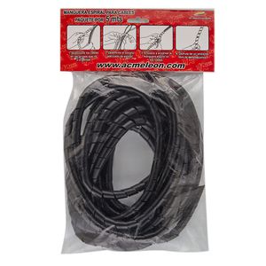 Manguera Espiral Cables 1/2" ES2MG2AF35 Negra x5m