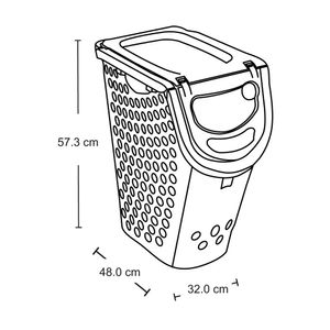 Cesto ropa con tapa Rimax