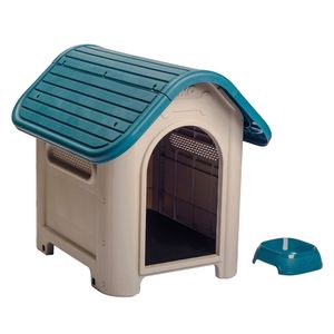 Casa mascota 66x60x74.5 cm turquesa Plasticos MQ
