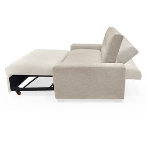 Sofá cama 2 puestos Hamburgo 86x160x87 cm beige Hogar Venecia