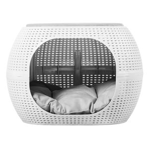 Cama para perro 40x58x58 cm blanco Plasticos MQ