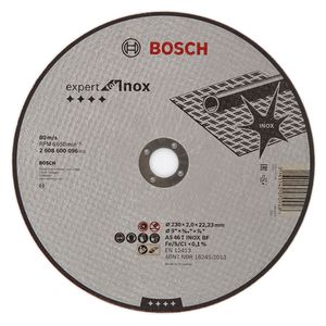 Disco de corte Expert for Inox 230x2.0 mm centro recto Bosch