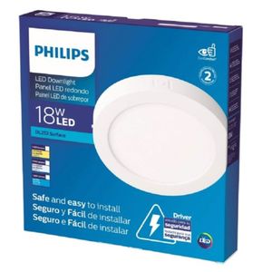 Panel LED sobreponer 18W luz día 1300 lúmenes Philips