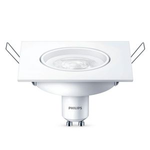 Kit Ojo buey + bombillo 5W GU10 luz cálida Philips