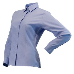 Camisa Oxford dama azul talla S Servi-Ropind