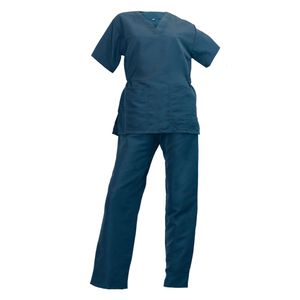 Conjunto antifluido azul talla L Servi-Ropind