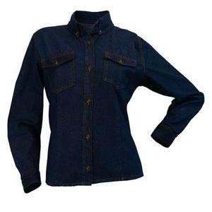 Camisa jean dama azul talla S Servi-Ropind
