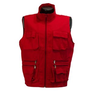 Chaleco brigadista rojo talla XXL Servi-Ropind