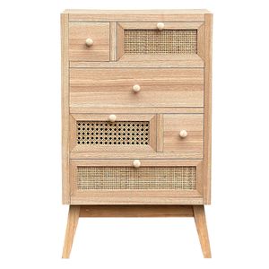 Cómoda África 79x48x30 cm 6 cajones natural M+Design