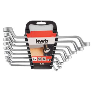 Juego de llaves poligonales 8 piezas KWB