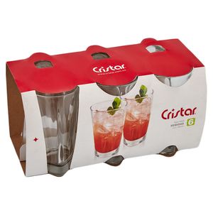 Vaso alto Niza 6 piezas Cristar