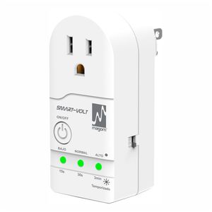 Protector voltaje 15A 1800W blanco Magom