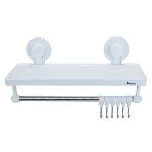 Repisa organizadora toallera blanco Boccherini