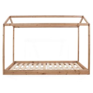Cama infantil Montessori caoba 151x107x202 cm Hogar Venecia
