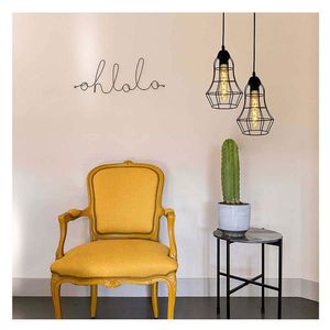 Lámpara colgar Nydia 1 luz E27 Lienxo