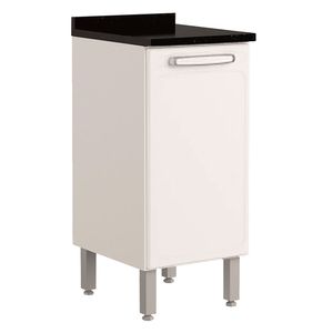 Mueble cocina inferior 1 puerta blanco Bertolini