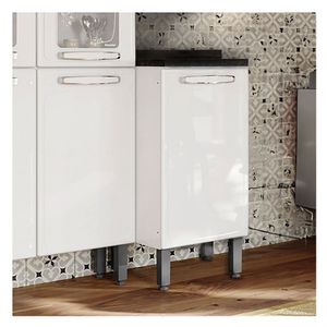 Mueble cocina inferior 1 puerta blanco Bertolini