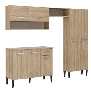 Cocina integral 230 cm roble Bertolini