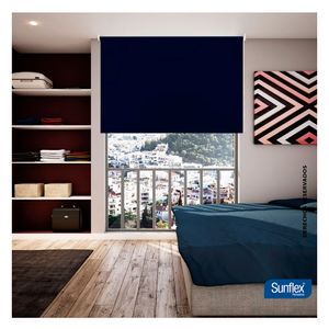 Cortina blackout 120x180 cm azul Sunflex