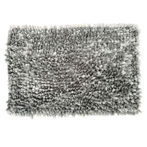 Alfombra Fusión 40x60 cm gris oscuro Dib