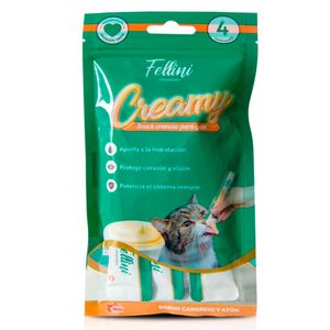 Snack húmedo gatos Cangrejo Atún Creamy 60g Fellini